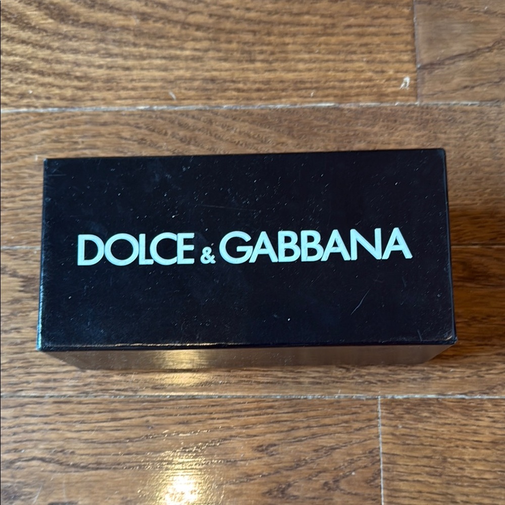 Authentic Dolce & Gabbana Black sunglass case Box